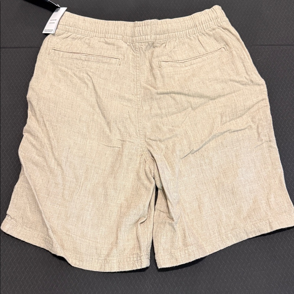 NWT Boys Abercrombie Kids Linen Shirts, Above the knee, size 15/16, khaki - Picture 2 of 3